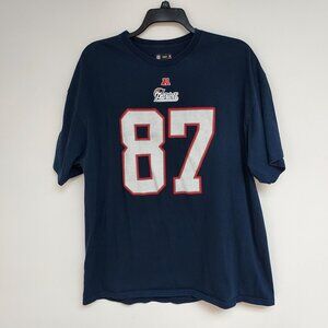 NEW ENGLAND PATRIOTS ROB GRONKOWSKI (THE GRONK) VINTAGE NFL TEAM APPAREL T-SHIRT